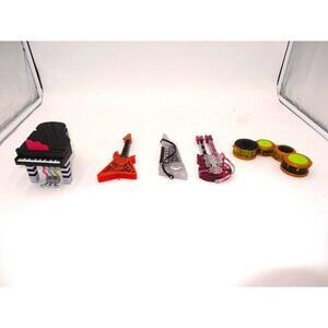 MGA LOL‎ Surprise OMG Remix Doll Musical Instruments Lot 5 including Piano works